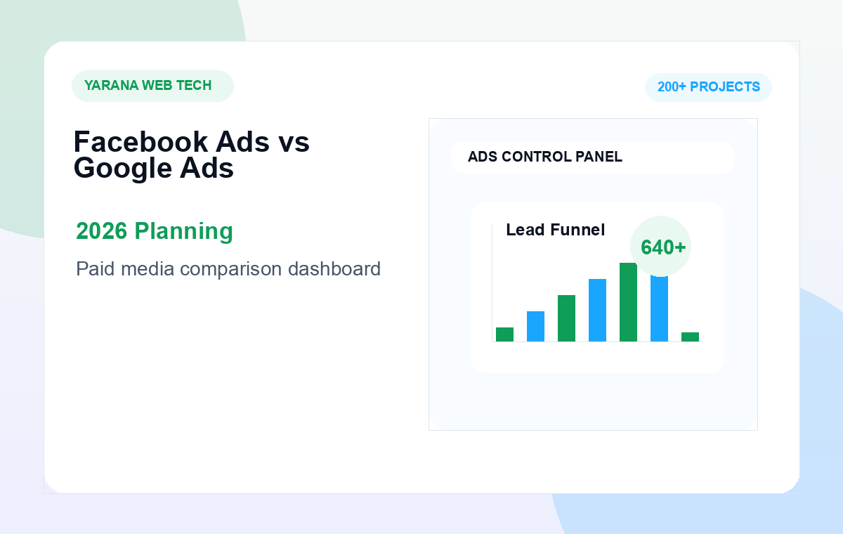 Facebook Ads vs Google Ads in 2026: Which One Should You Start With?